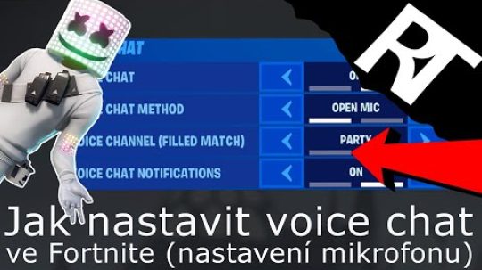 Jak nastavit voice chat/mikrofon ve Fortnite