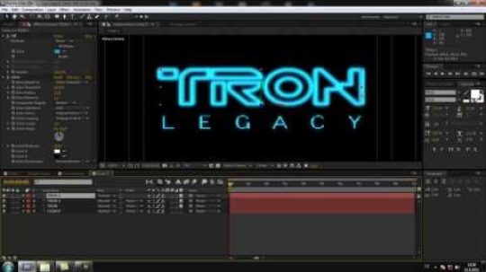 CZTUTORIÁL – After Effects 039 – Tron Legacy trailer title