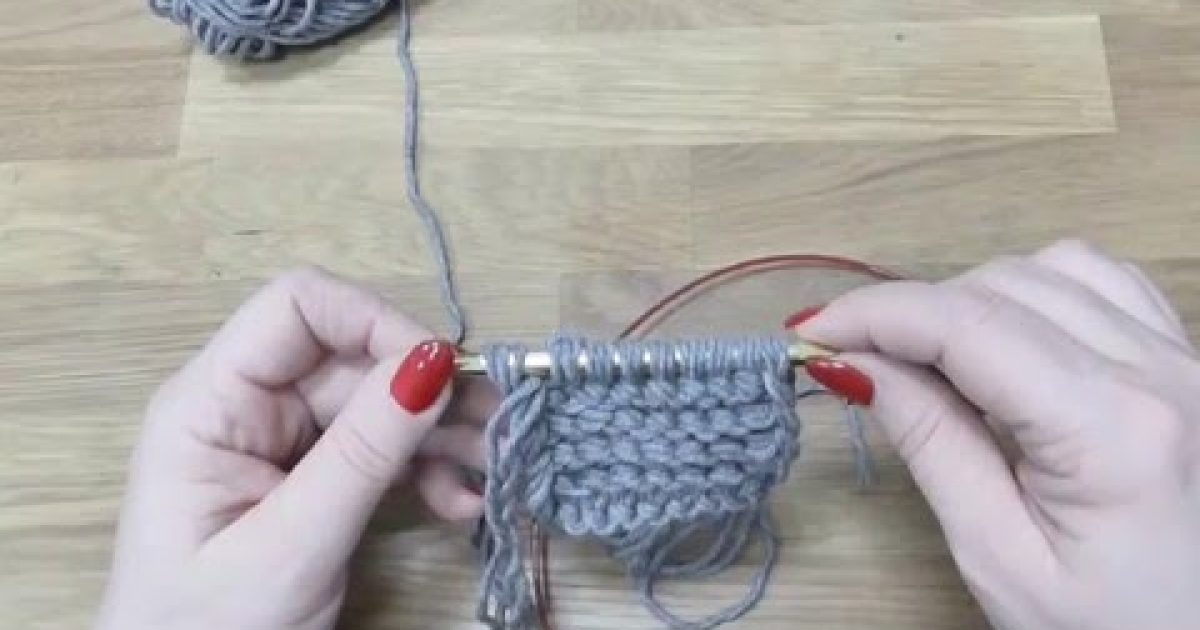 Navajo technika pletení z trojité příze, Navajo knitting