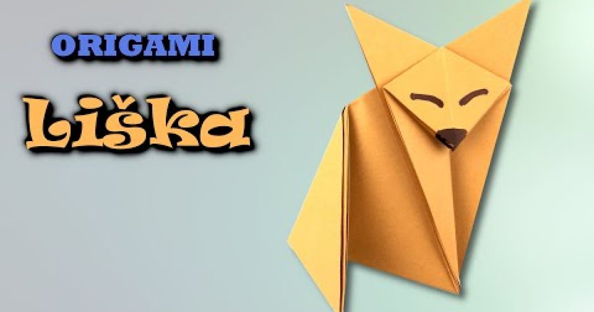 Origami Liška | Jak složit lišku z papíru