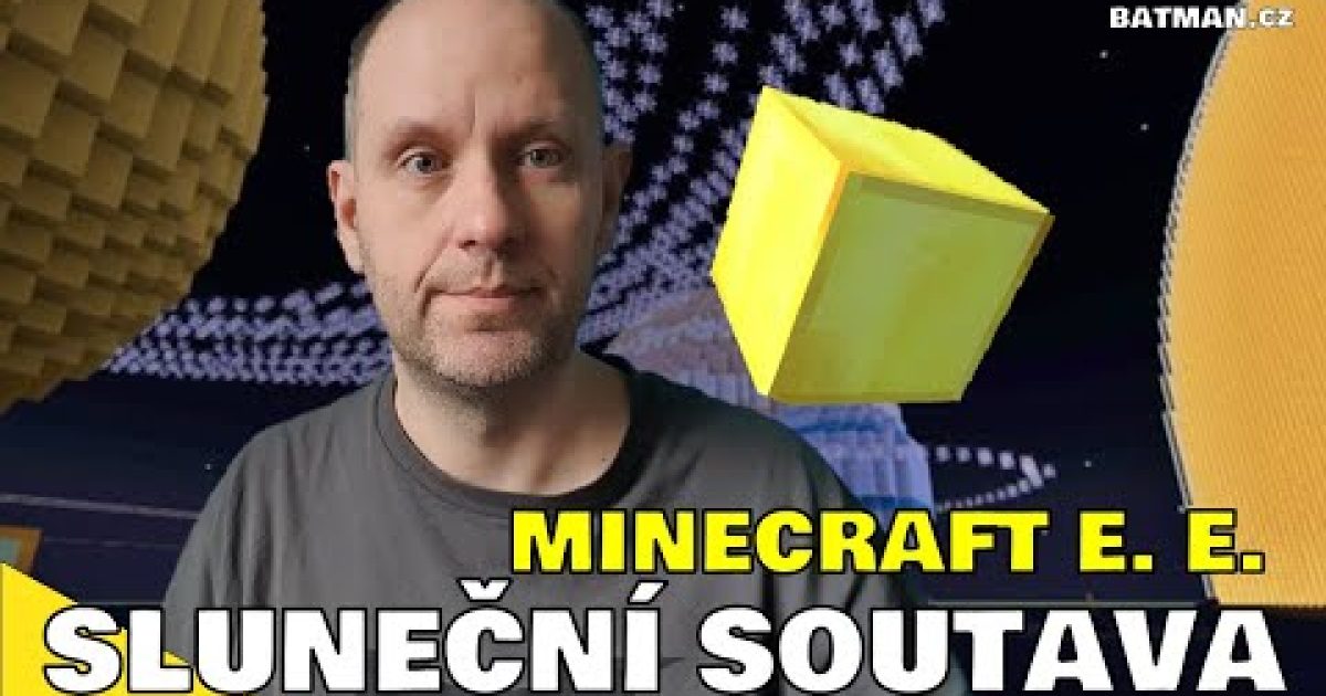 Minecraft EE – výuková lekce Sluneční soutava