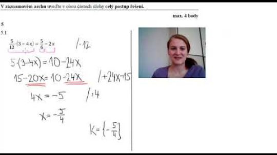 Řešení rovnic jednoduše. Matematika pro osmou třídu nebo jako opakování před přijímačkami CERMAT.