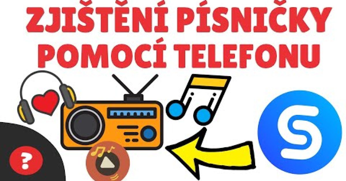 Jak ROZPOZNAT PÍSNIČKU POMOCÍ TELEFONU | Návod | Mobil / Shazam