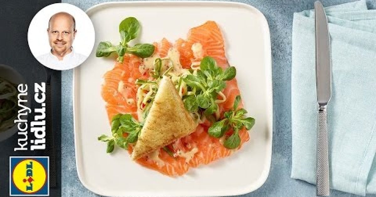 Marinovaný losos s omáčkou a okurkovým salátem – Roman Paulus – RECEPTY KUCHYNE LIDLU