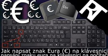 Jak napsat znak Eura na klávesnici – euro znak – klávesová zkratka