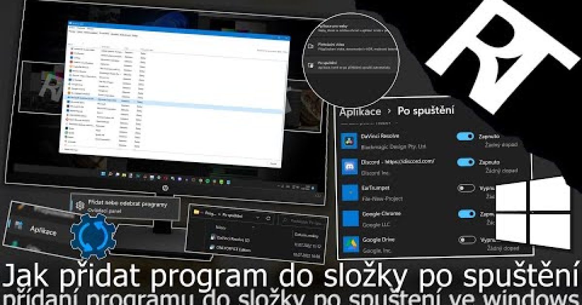 Jak přidat program do složky po spuštění ve Windows – programy po spuštění ve Windows (tutoriál)