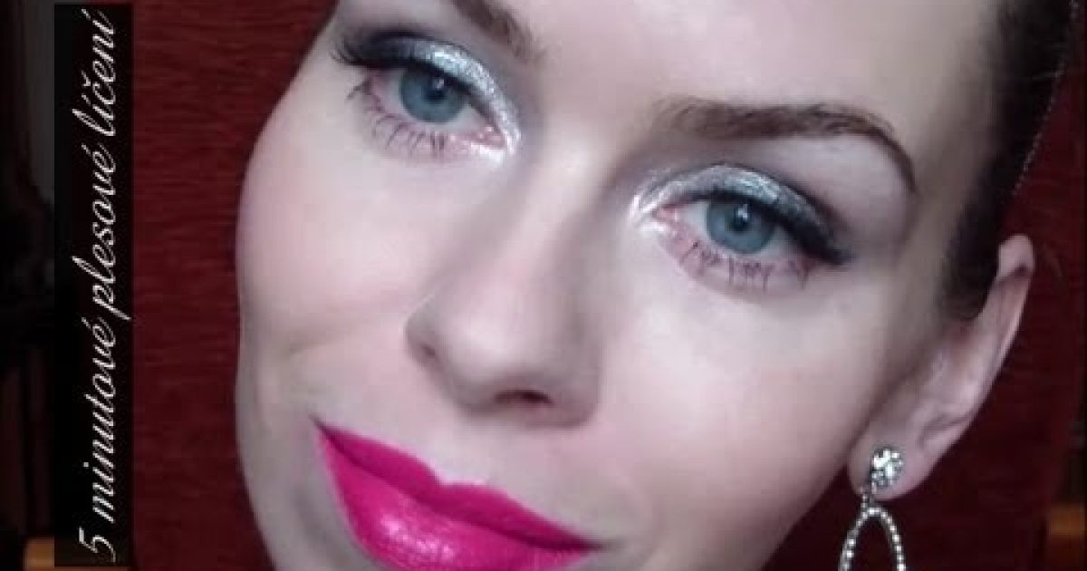 5 minutové plesové líčení (video z archívu) / 5 minute evening makeup look