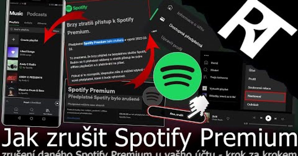 Jak zrušit Spotify Premium – zrušení předplatného Spotify (tutoriál)