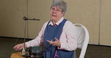Circular Sock Knitting Machine Demonstration-Vicky Dalton.Visit the 2020 Spokane County Virtual Fair