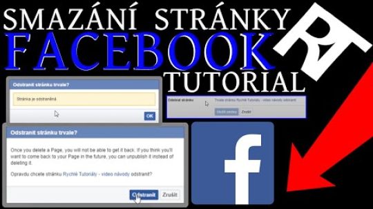 Jak odstranit Facebook stránku – Tutorial cz