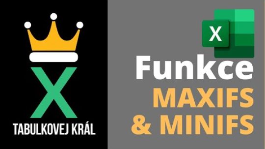 Funkce MAXIFS a MINIFS | Excel 365 Tutorial