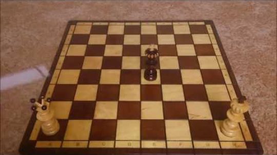 Šachové koncovky – mat dámou 1