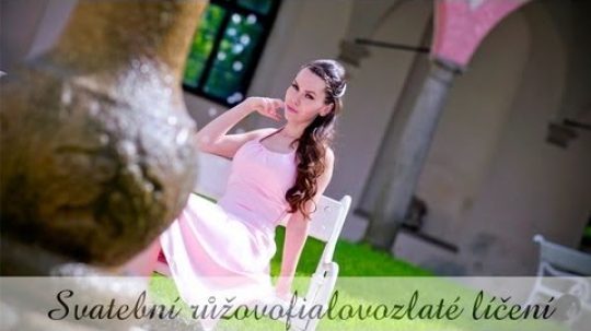 Růžovozlatofialkový svatební makeup (32 video pro kamoska.cz ) / Pinkvioletgold wedding makeup look