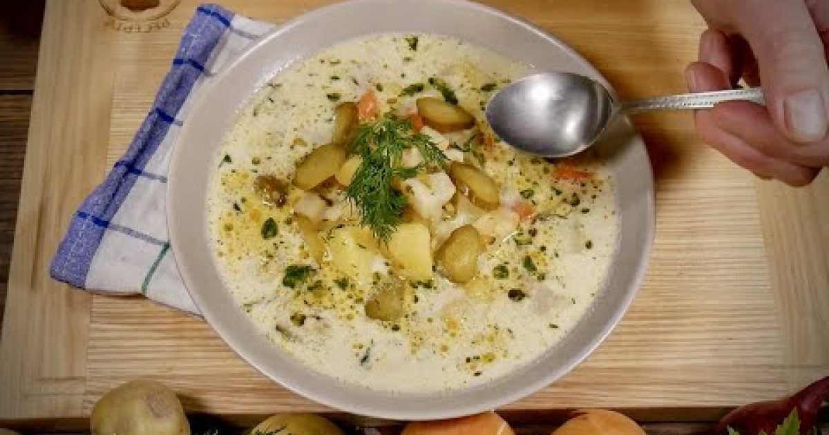 Tradiční lahodná polévka z kyselých okurek! Skvělý Polský recept ❤️