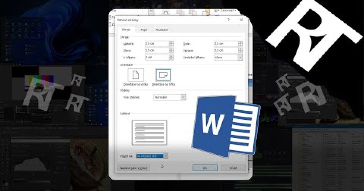 Jak otočit jednu stránku ve Wordu na šířku – Microsoft Word – Nastavení pouze jedné stránky naležato