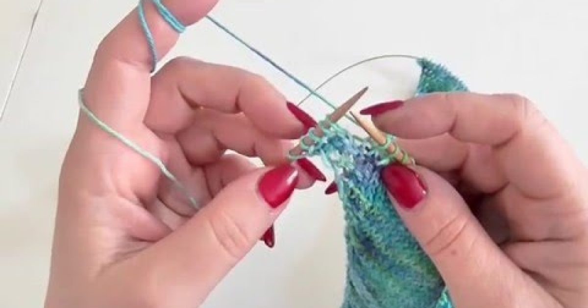 Škola pletení – rozpletení 1 oka na 2 za zadní nit