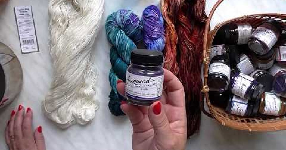 Škola pletení Katrincola yarn – barvení pletací příze, Coloring knitting yarn