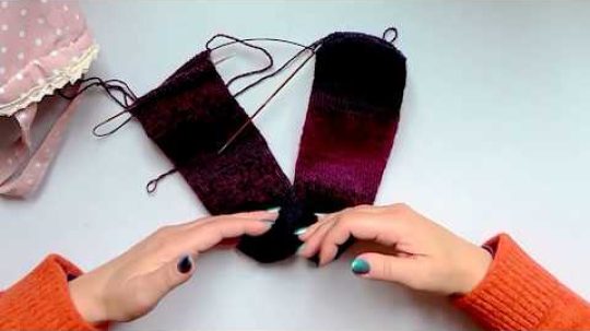 Pletení ponožek pro lidi s nízkým nártem 1. díl, Škola #pletení #Katrincola