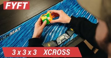 X-cross example solvy – metoda na 3x3x3 kostku ft. Matěj Grohmann | FYFT.cz