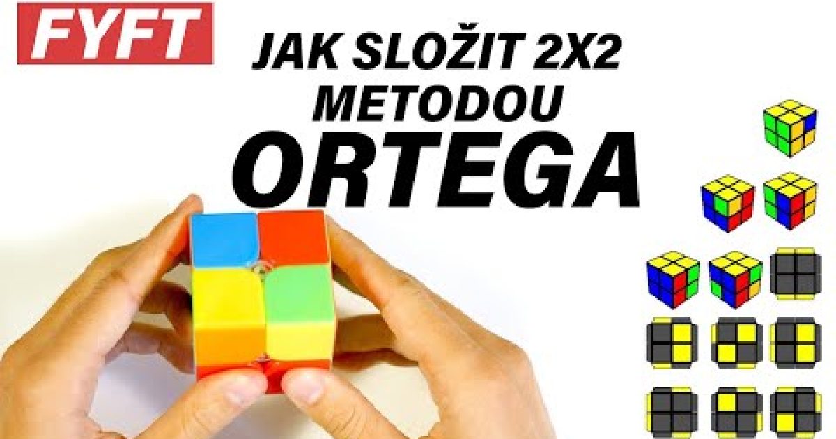 Jak složit 2×2 kostku metodou ORTEGA – návod [FYFT.CZ]