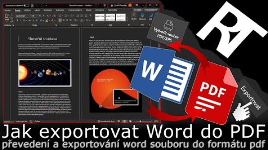 Jak exportovat Word do PDF – uložení dokumentu do PDF – Microsoft Word (tutoriál)
