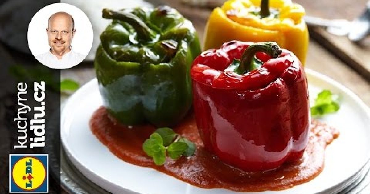 Plněné papriky v rajčatové omáčce – Roman Paulus – RECEPTY KUCHYNE LIDLU