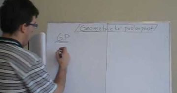 Geometrická posloupnost – příklad 1