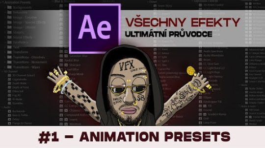 Efekty v AFTER EFFECTS #1 – Animation Presets