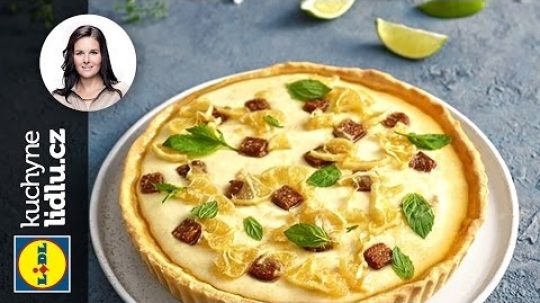 Sladký quiche s kozím sýrem – Markéta Krajčovičová – RECEPTY KUCHYNE LIDLU