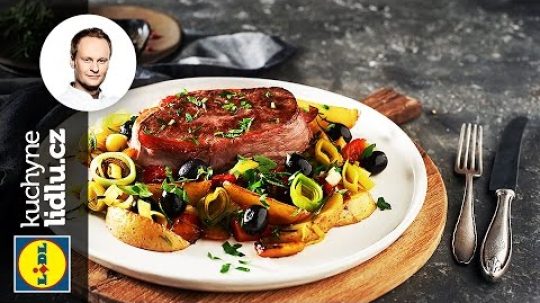 Hovězí steak s opečenými bramborami – Marcel Ihnačák – RECEPTY KUCHYNĚ LIDLU