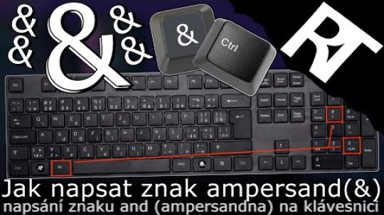 Jak napsat and (&) na klávesnici – znak ampersand – klávesová zkratka