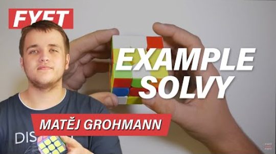 Jak skládat kostku pod 8 vteřin? || EXAMPLE SOLVY Matěje Grohmanna || Fyft.cz