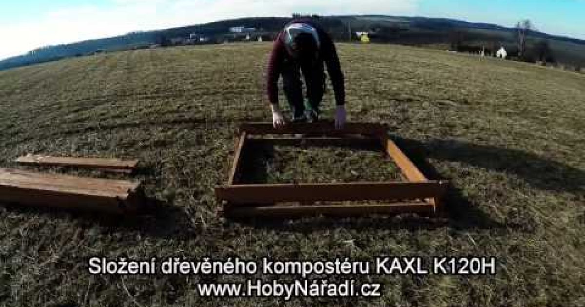 Složení dřevěného kompostéru K120H