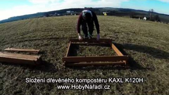 Složení dřevěného kompostéru K120H