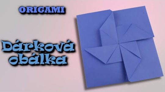 Origami Dárková Obálka na peníze nebo na poukazy – jak vyrobit dárkovou obálku z papíru