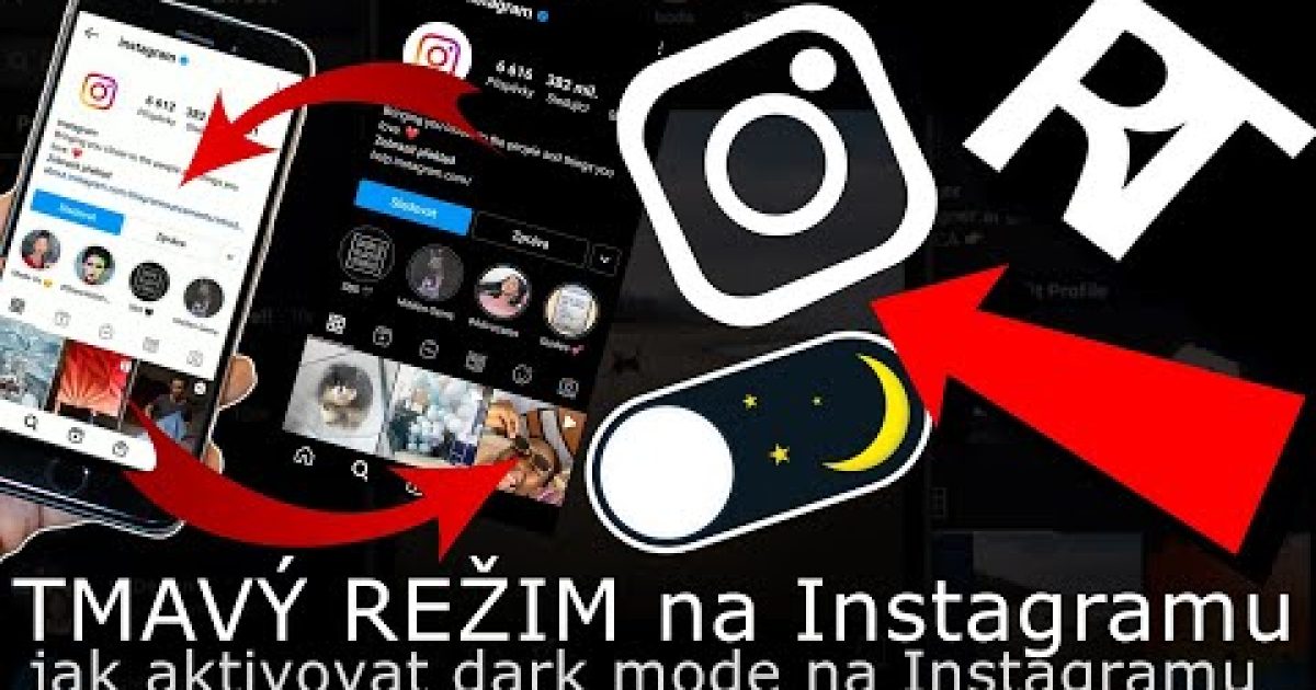 Jak aktivovat TMAVÝ REŽIM na Instagramu – dark mode Instagram (Tutorial cz)