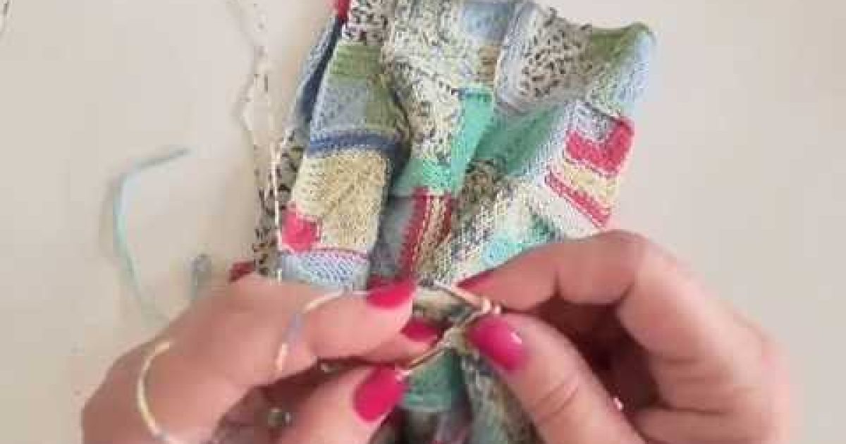 Škola pletení – splétání dvou dílu k sobě