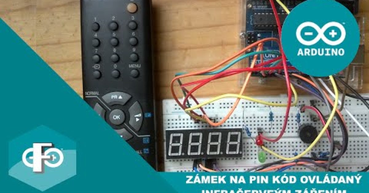 Arduino Projekt: PIN Kód zámek ovládaný infračeveným zářením | Česky (FilipProjects)
