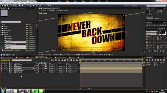 CZTUTORIÁL – After Effects 054 – Never Back Down trailer titles část 3.