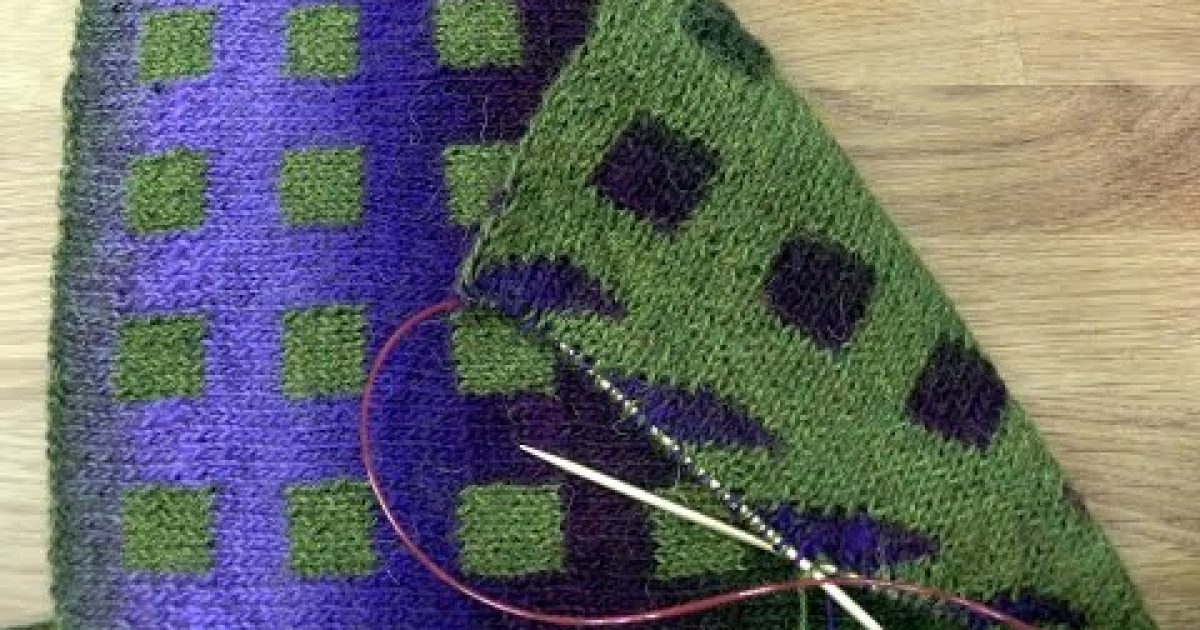 dvojité reverzní pletení, 3. díl – Double Knitting reversible