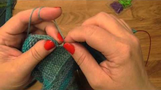 Modulové pletení – spojování čtverců 2.  – knitting squares