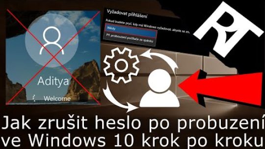 Jak zrušit přihlašovaní pomoci hesla do Windows 10