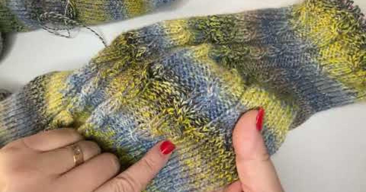 #Katrincola Zužování (ubírání) rukávů, pletený svetr 7. díl