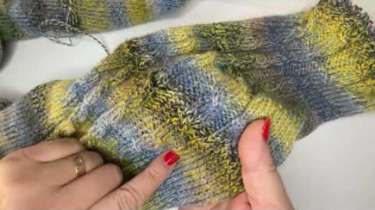 #Katrincola Zužování (ubírání) rukávů, pletený svetr 7. díl