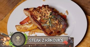 Steak z vepřové krkovice – Valentýnské menu