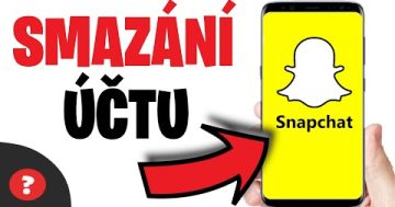 Jak SMAZAT ÚČET na SNAPCHAT | Návod | Snapchat / MOBIL