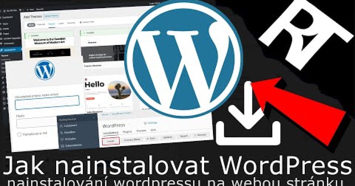 Jak nainstalovat WordPress na Web – instalace WordPressu na Wedos.cz (návod)