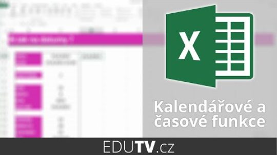 Datumové a časové funkce v Excelu | EduTV
