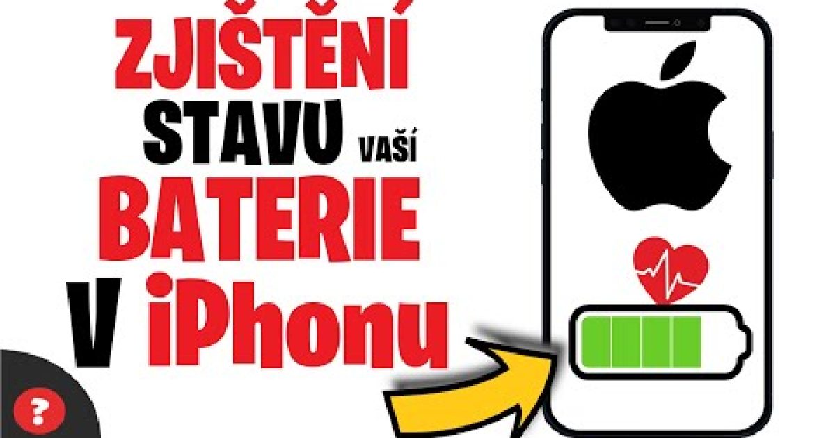 Jak ZJISTIT KAPACITU BATERIE v iPhonu | Návod | iPhone / Apple