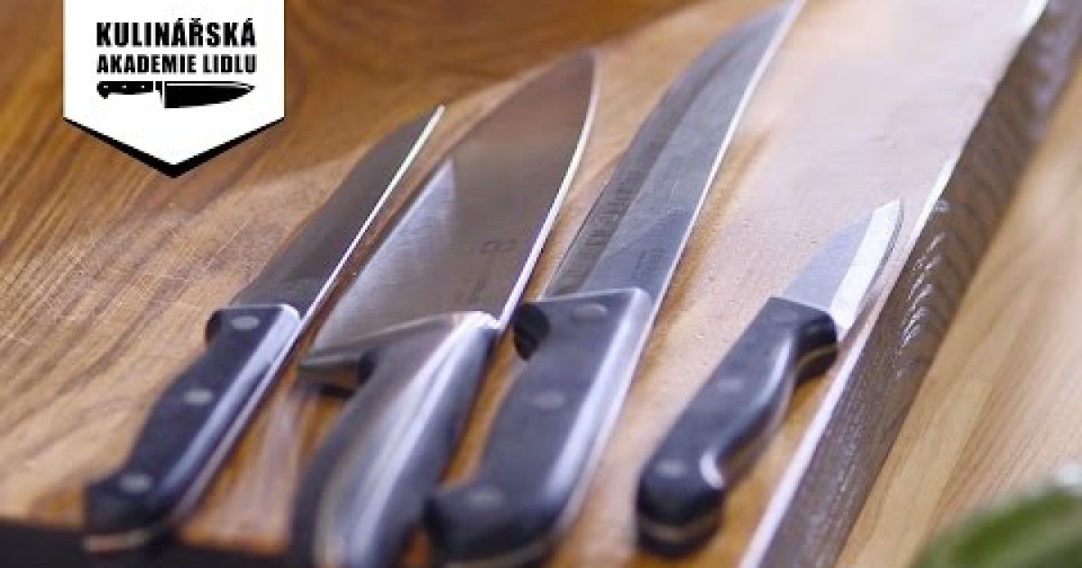 Několik slov o nožích – Roman Paulus – Kulinářská Akademie Lidlu